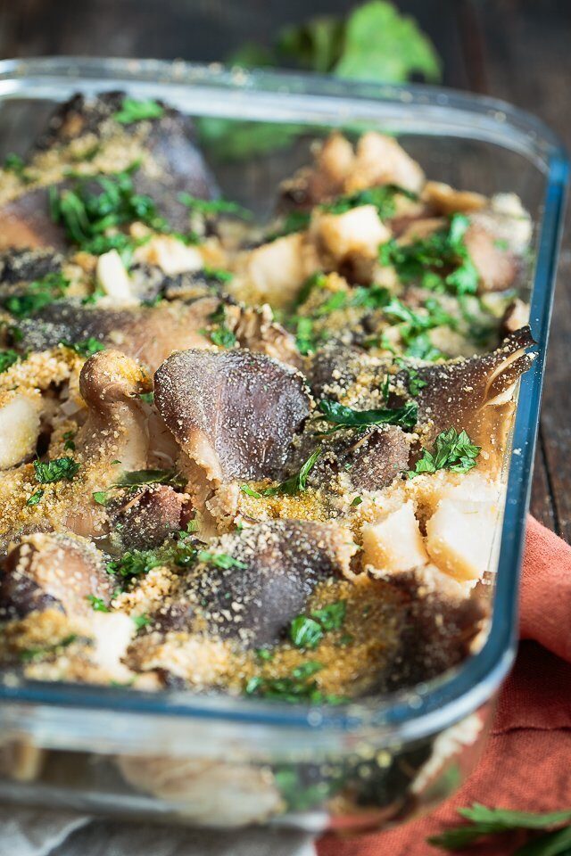 Funghi cardoncelli al forno