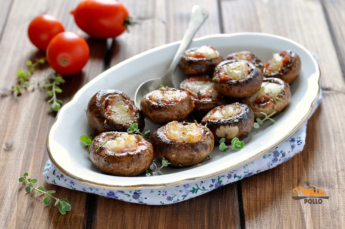 Funghi champignon alla pizzaiola