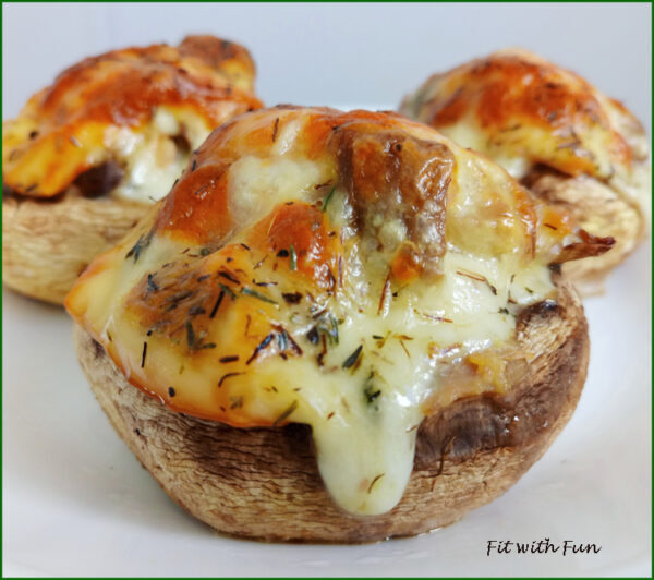 Funghi Champignon Ripieni Light e Proteici