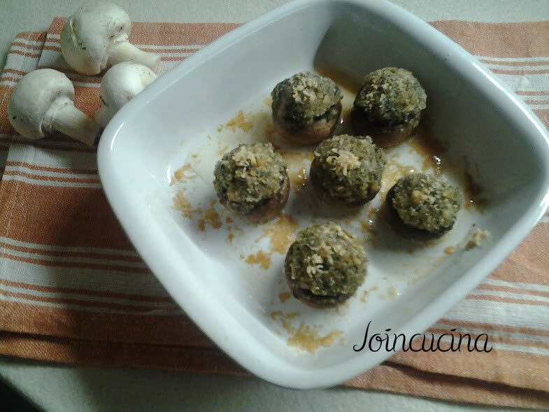 Funghi gratinati al forno