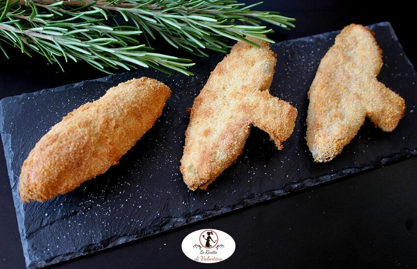 Funghi impanati fritti con la friggitrice ad aria