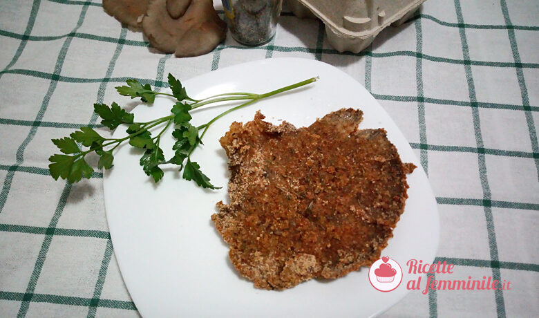 Funghi pleurotus al forno