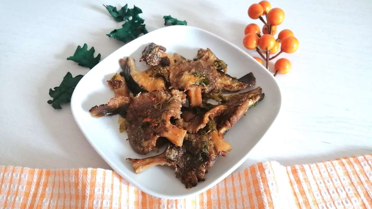 Funghi pleurotus al forno, ricetta veloce