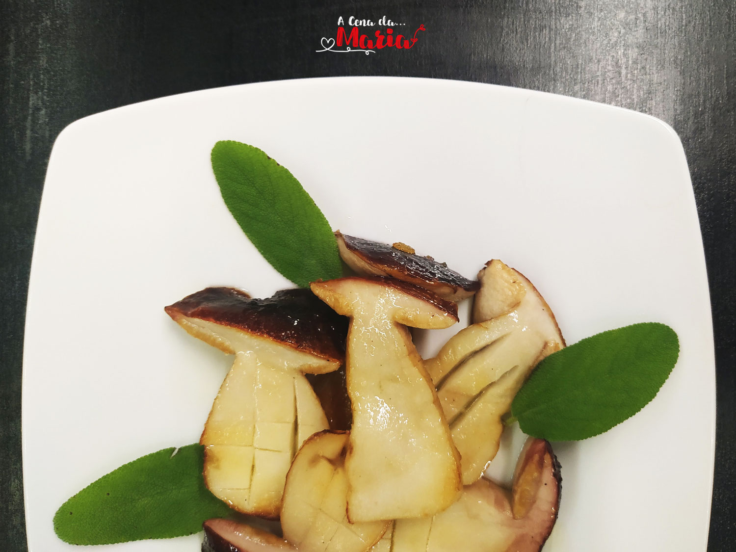 Funghi porcini profumati alla salvia