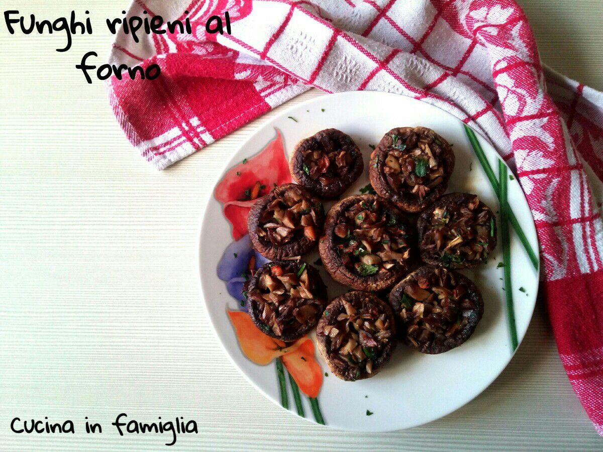 Funghi ripieni al forno – ricetta semplice