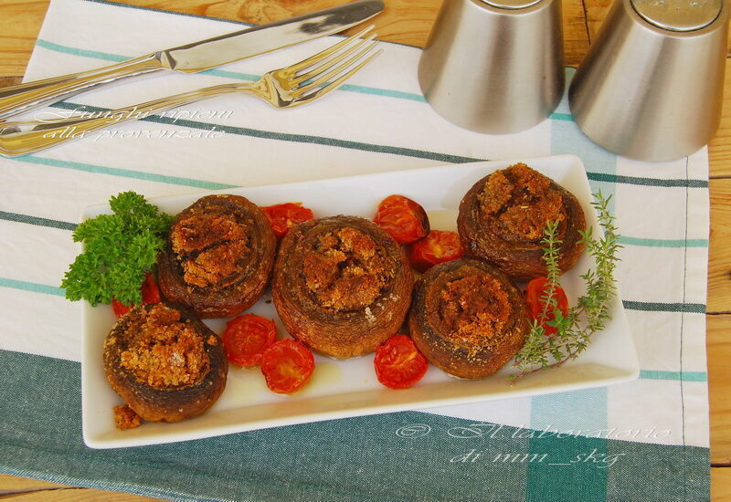 Funghi ripieni alla provenzale