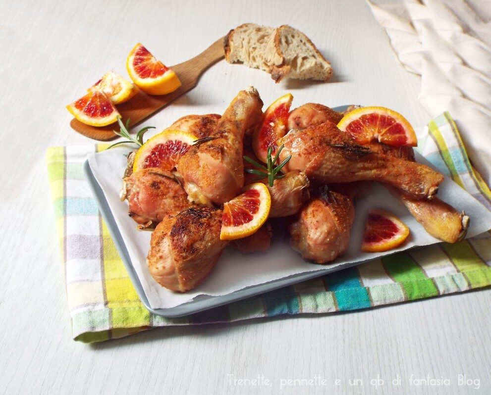 Fusi di pollo all’arancia