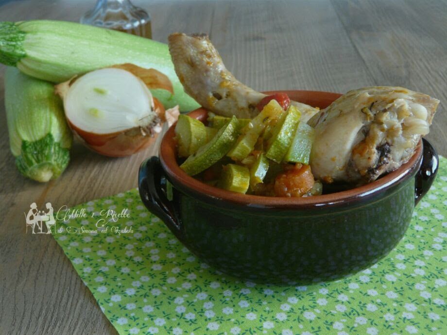 Fusi di pollo con verdure