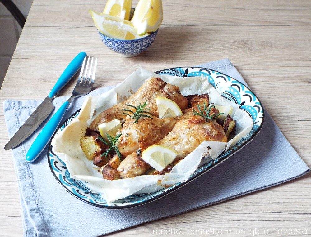 Fusi di pollo in friggitrice ad aria
