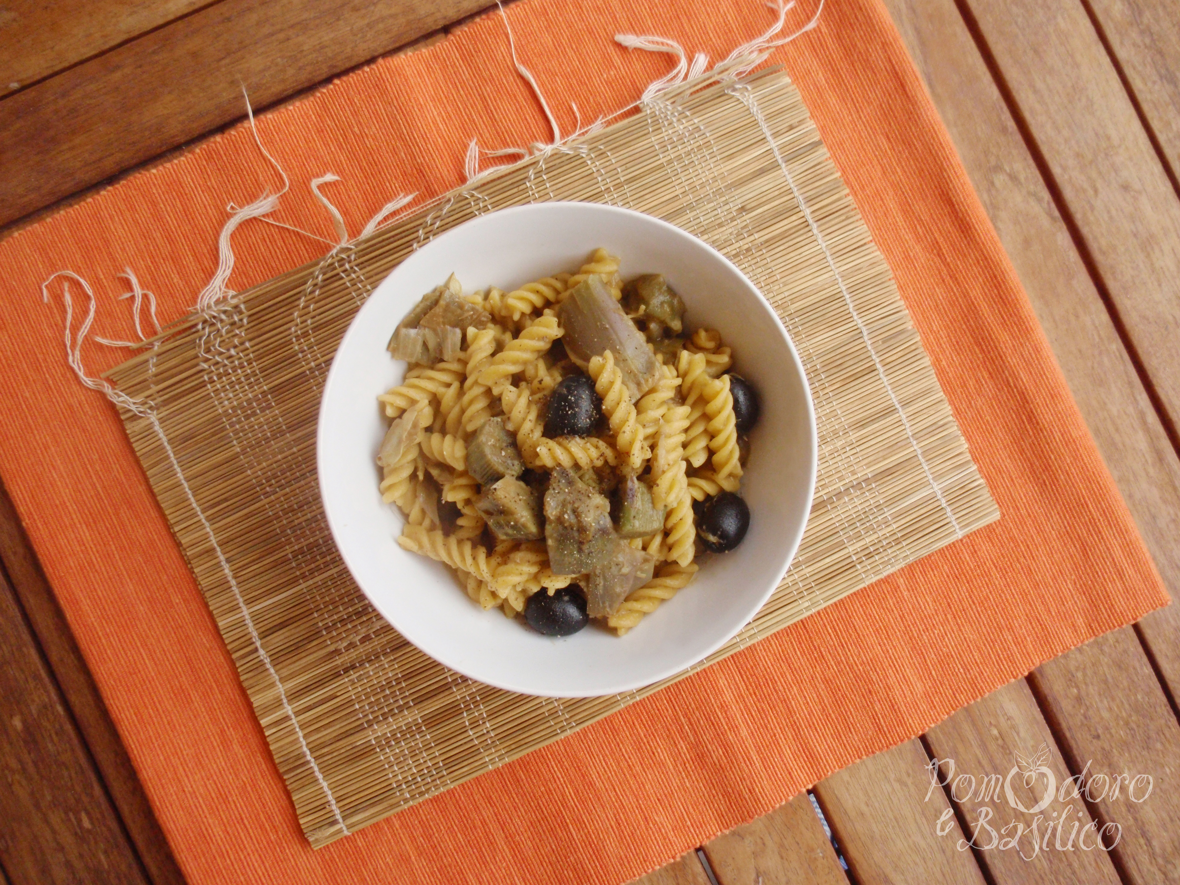 Fusilli ai carciofi  – gluten free