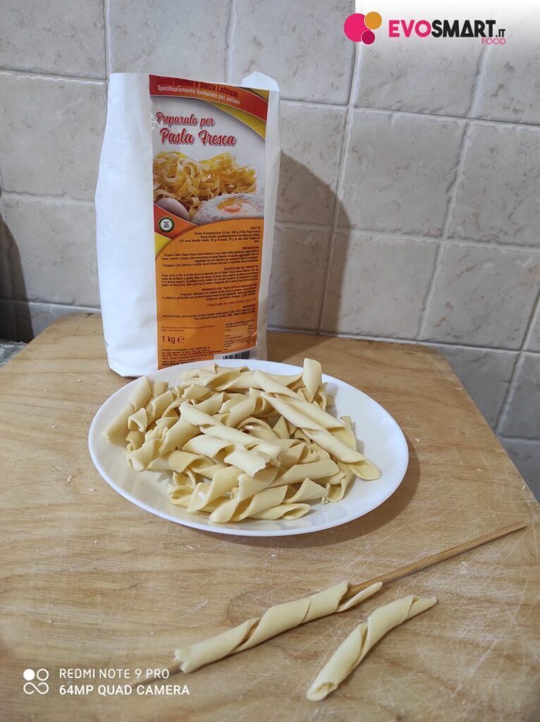 Fusilli al ferretto senza glutine fatti in casa