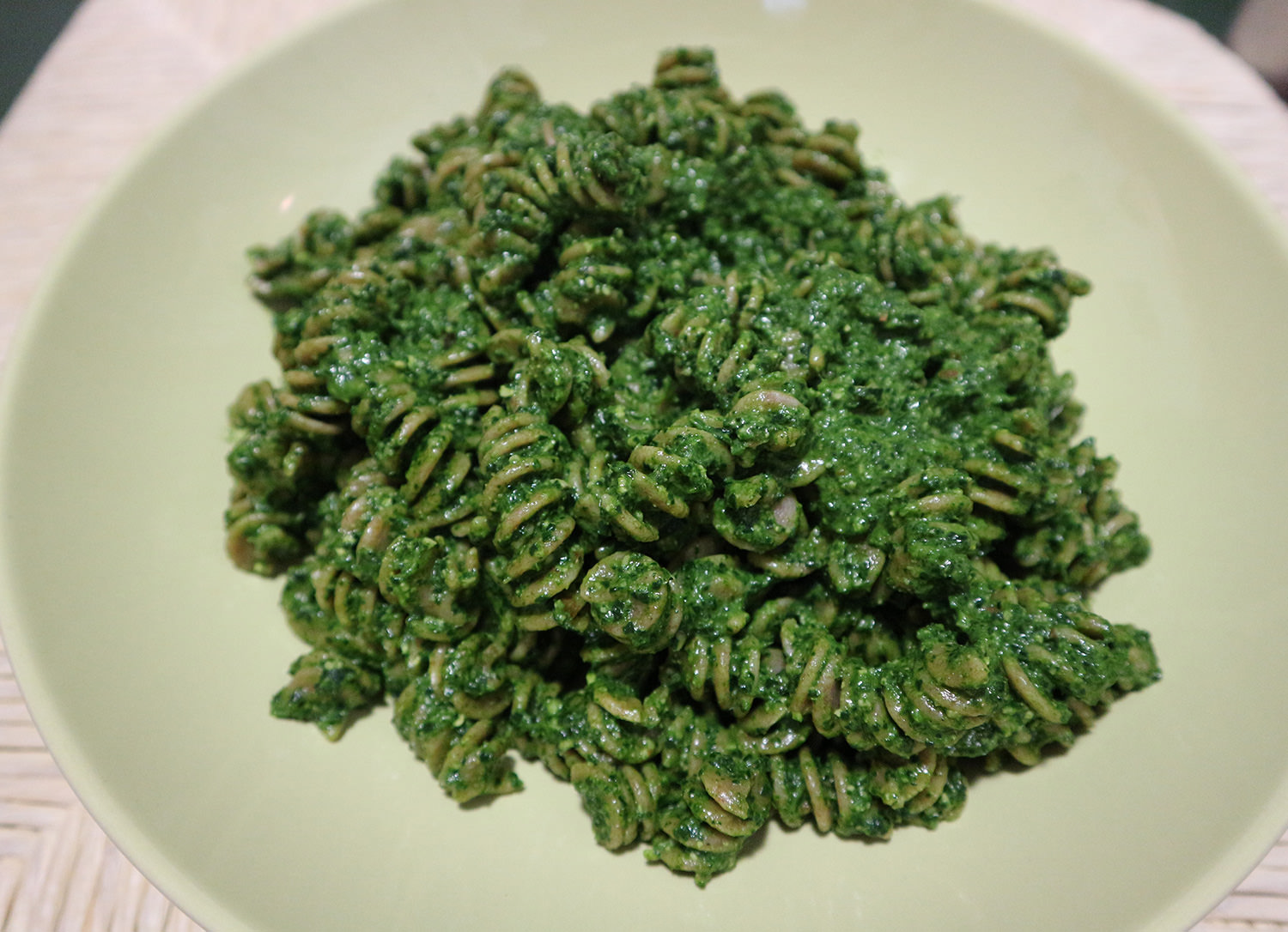Fusilli al pesto di cavolo nero