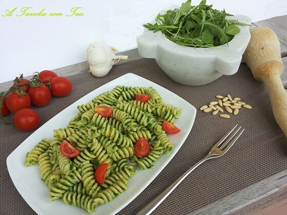 Fusilli al pesto di rucola