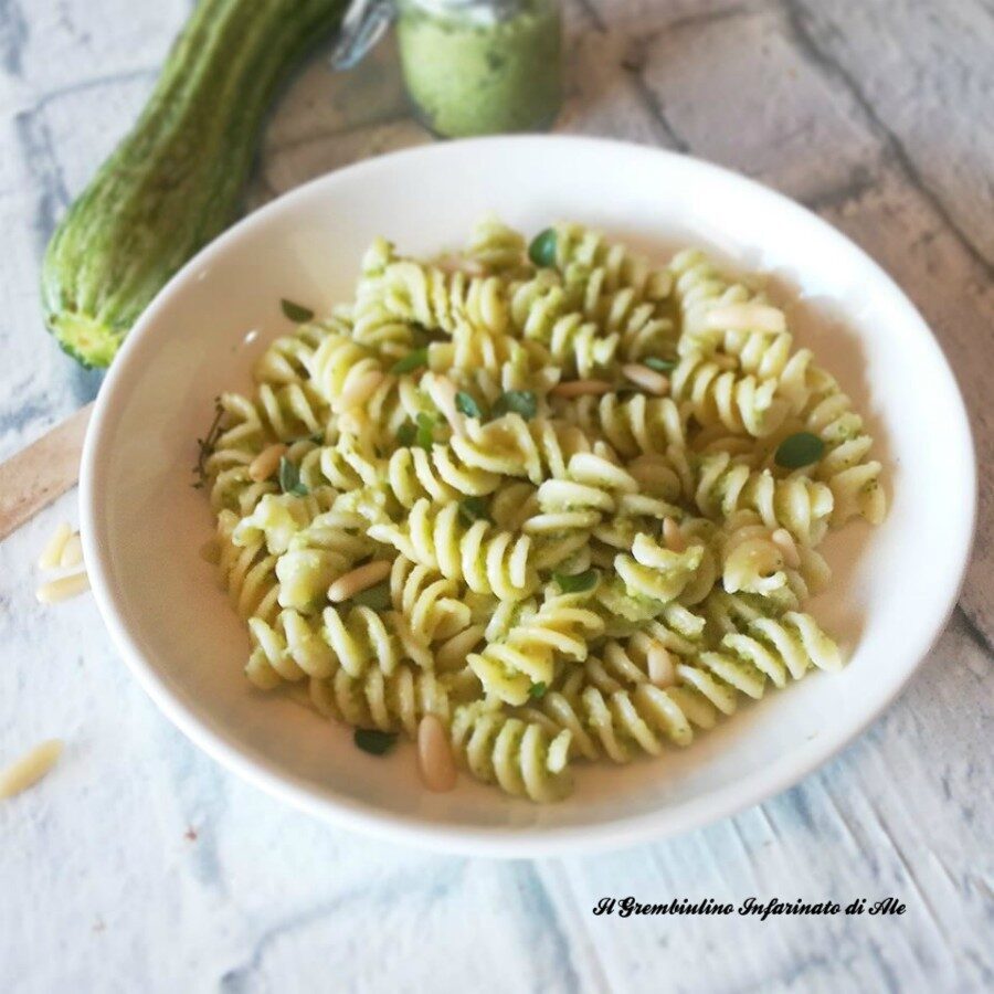 Fusilli al pesto di zucchine
