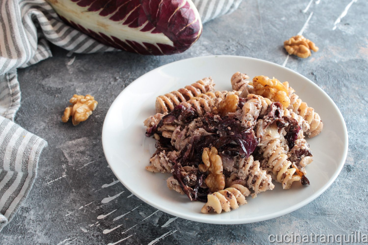 Fusilli alla crema di radicchio