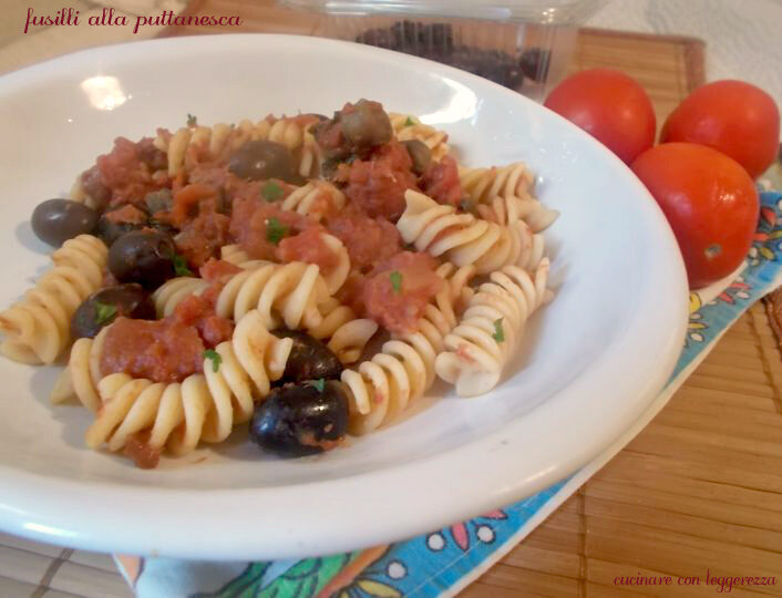 Fusilli alla puttanesca