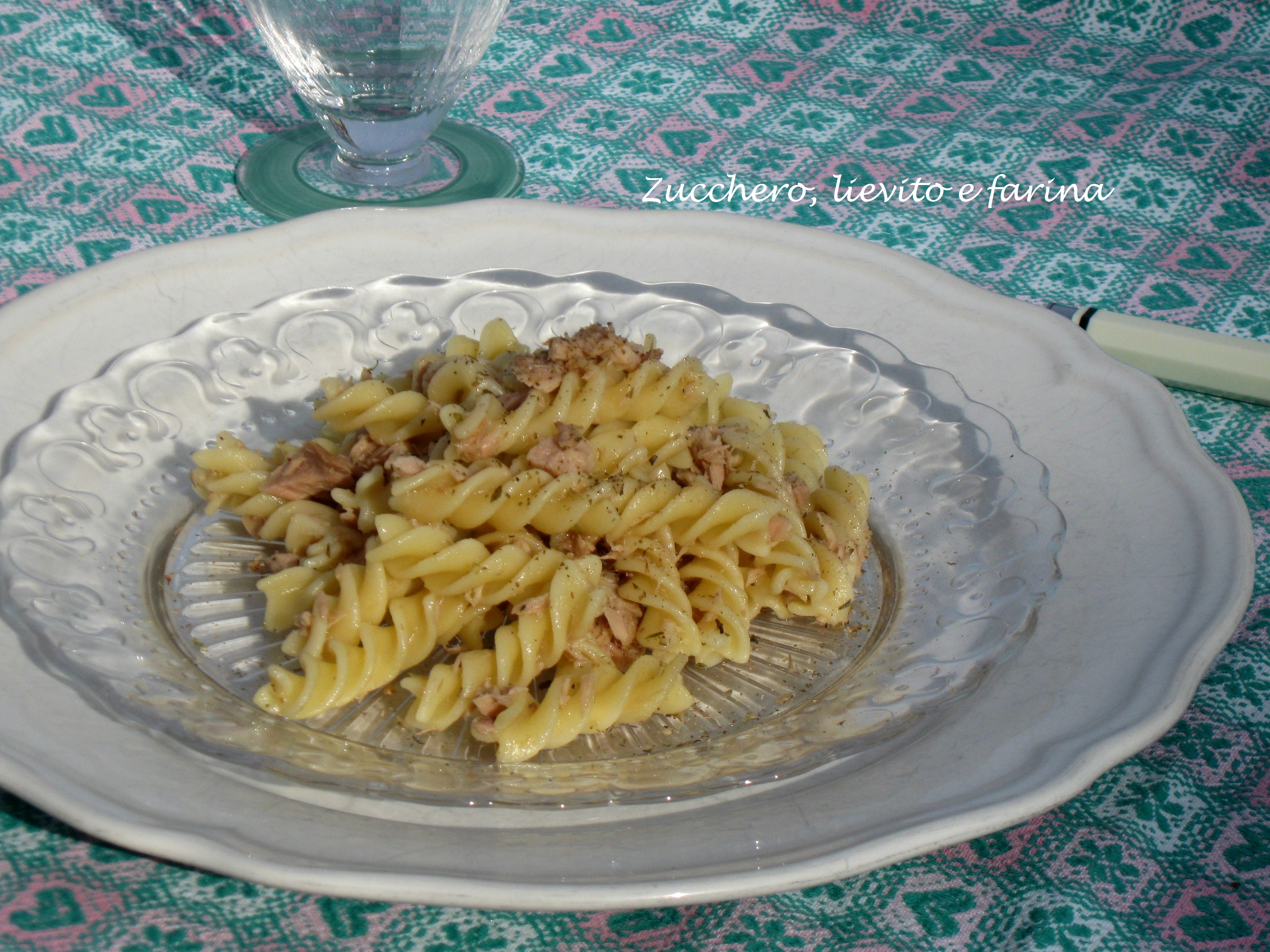 Fusilli bianchi al tonno