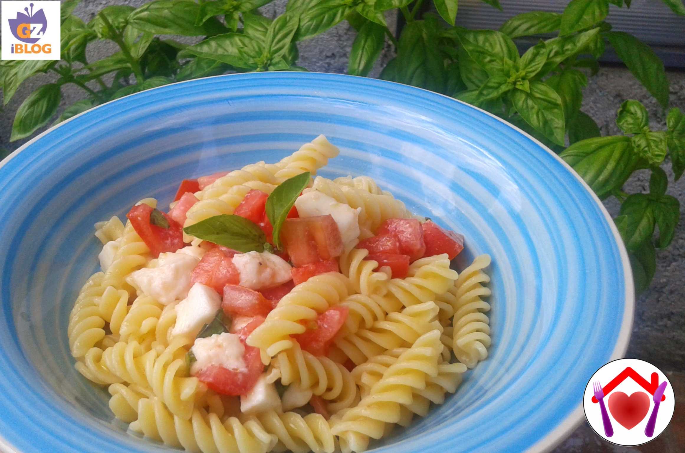 Fusilli caprese