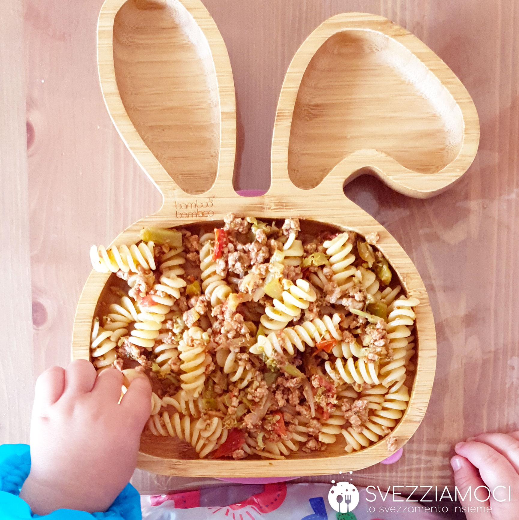Fusilli con ragù quasi bianco