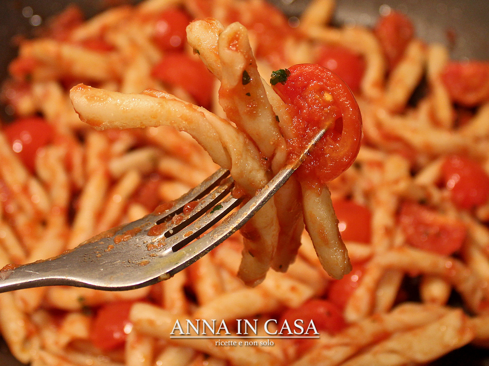 Fusilli di semola fatti in casa