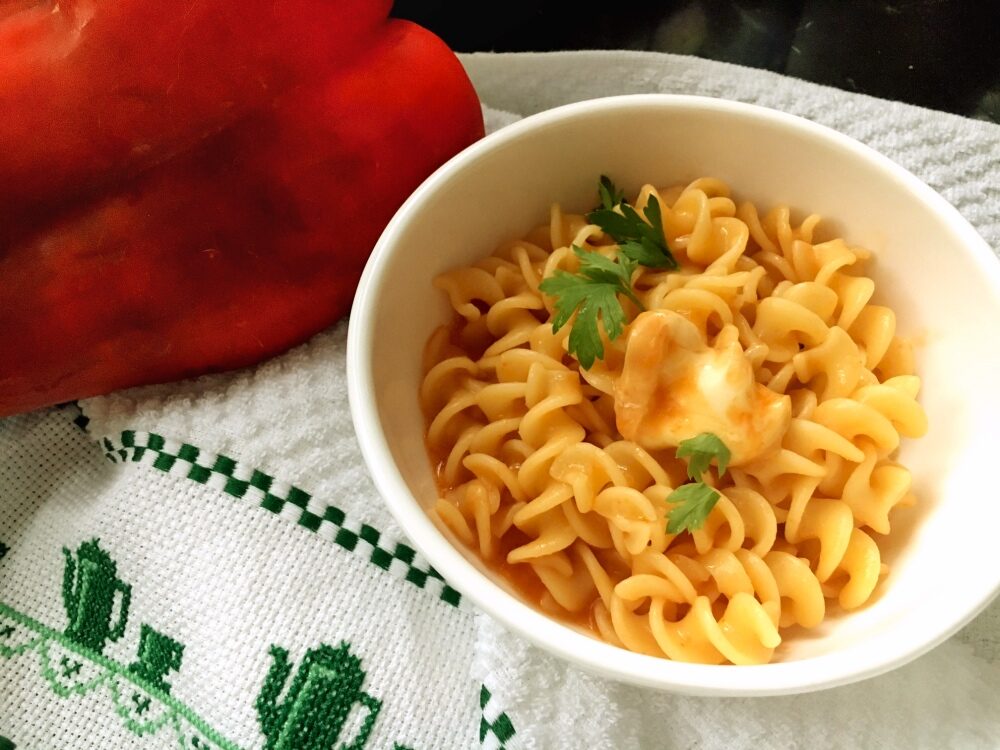 Fusilli peperoni e scamorza