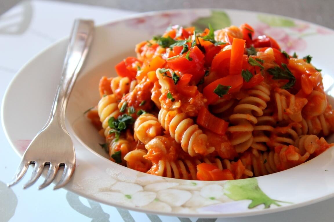 Fusilli peperoni e tonno light
