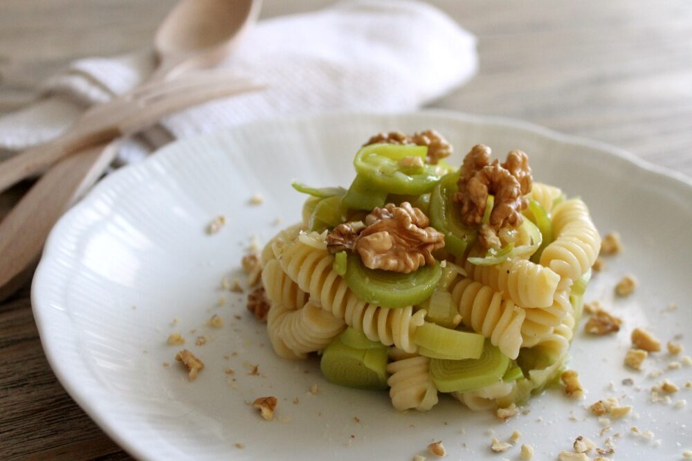 Fusilli porri e noci