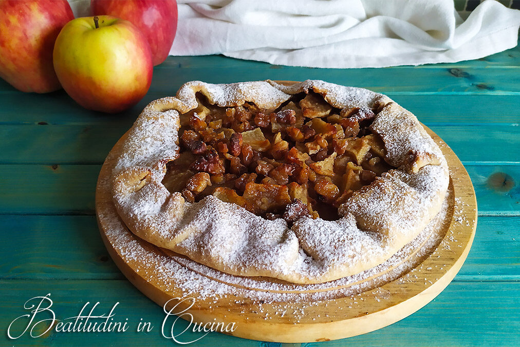 Galette alle mele, noci e cannella