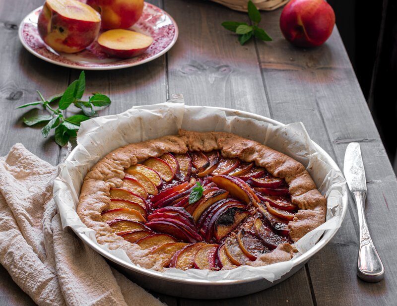 Galette alle pesche