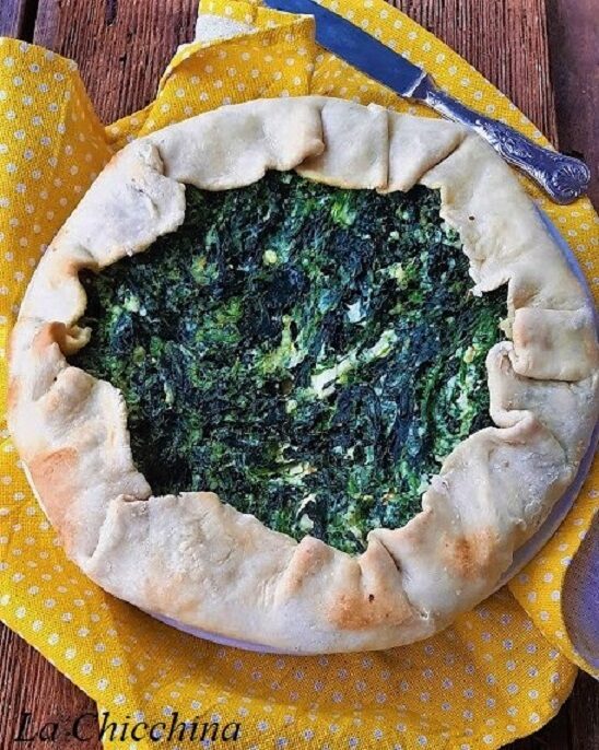 Galette con ricotta e spinaci