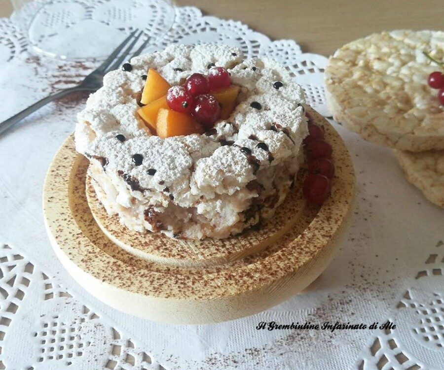 Gallette con crema di ricotta e cocco