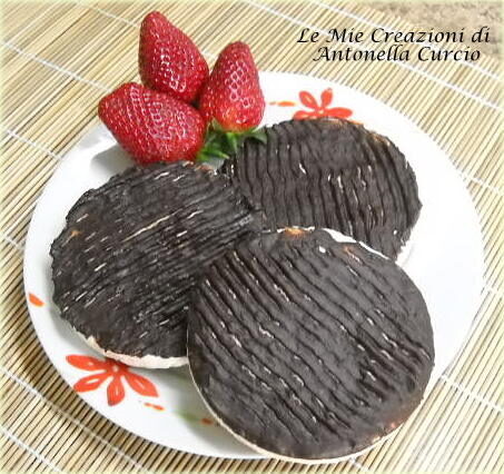 Gallette di riso e cioccolato fondente