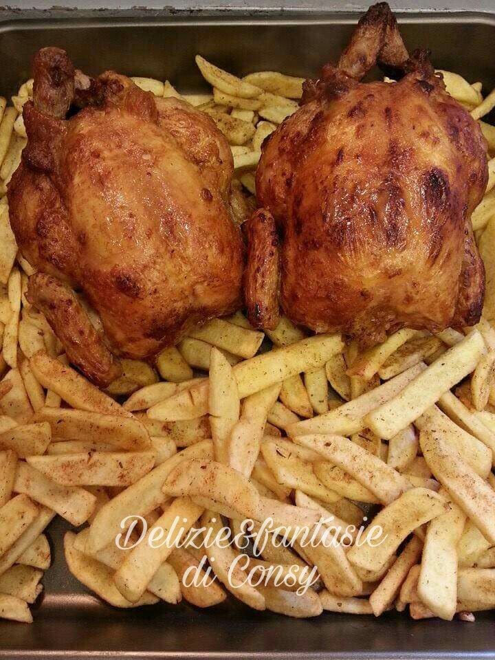 Galletto ruspante con patate