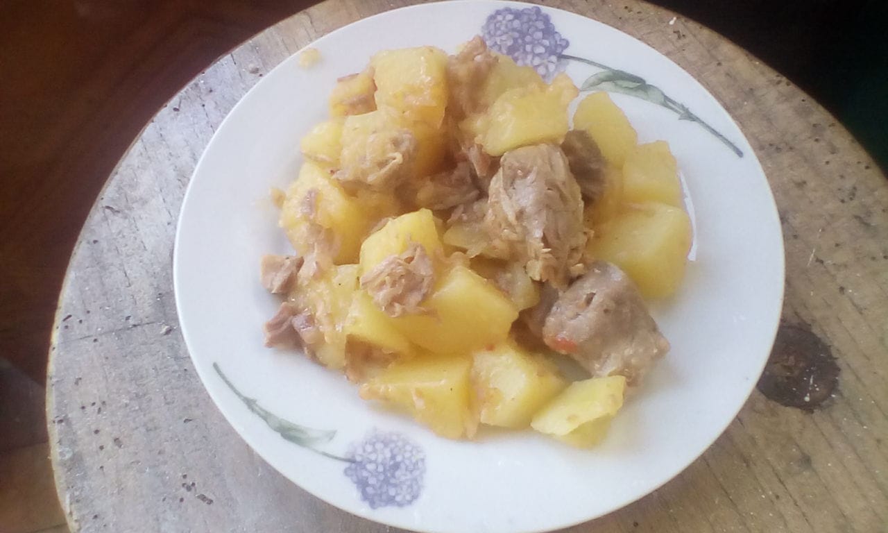 Gallinella di maiale con patate