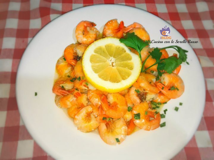 Gamberetti olio e limone