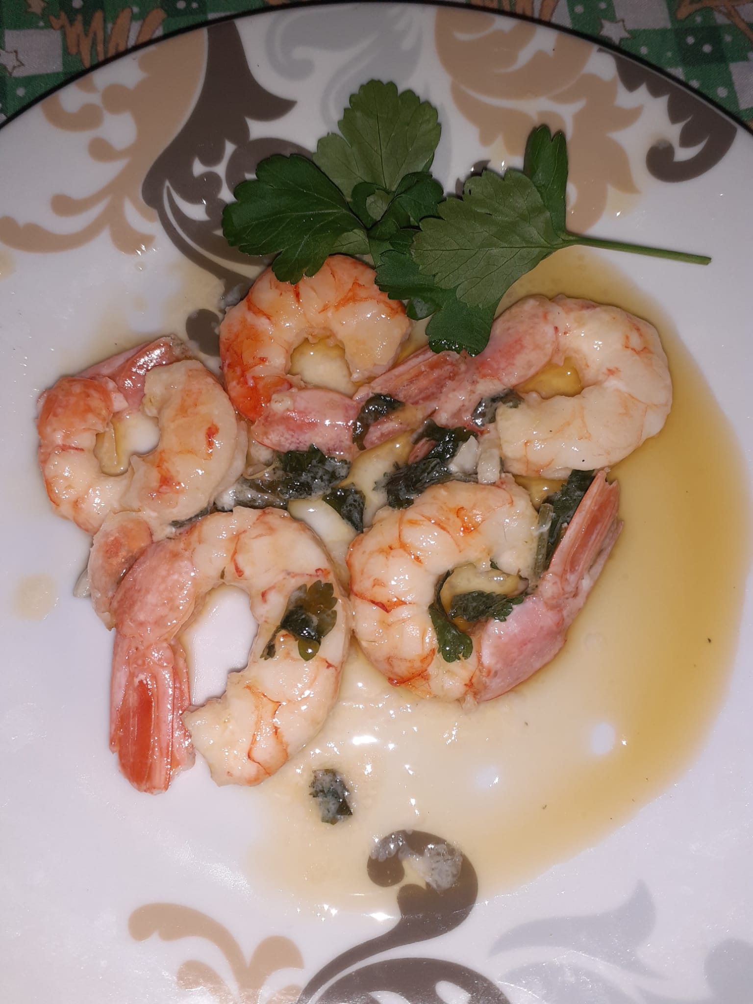 Gamberi in padella