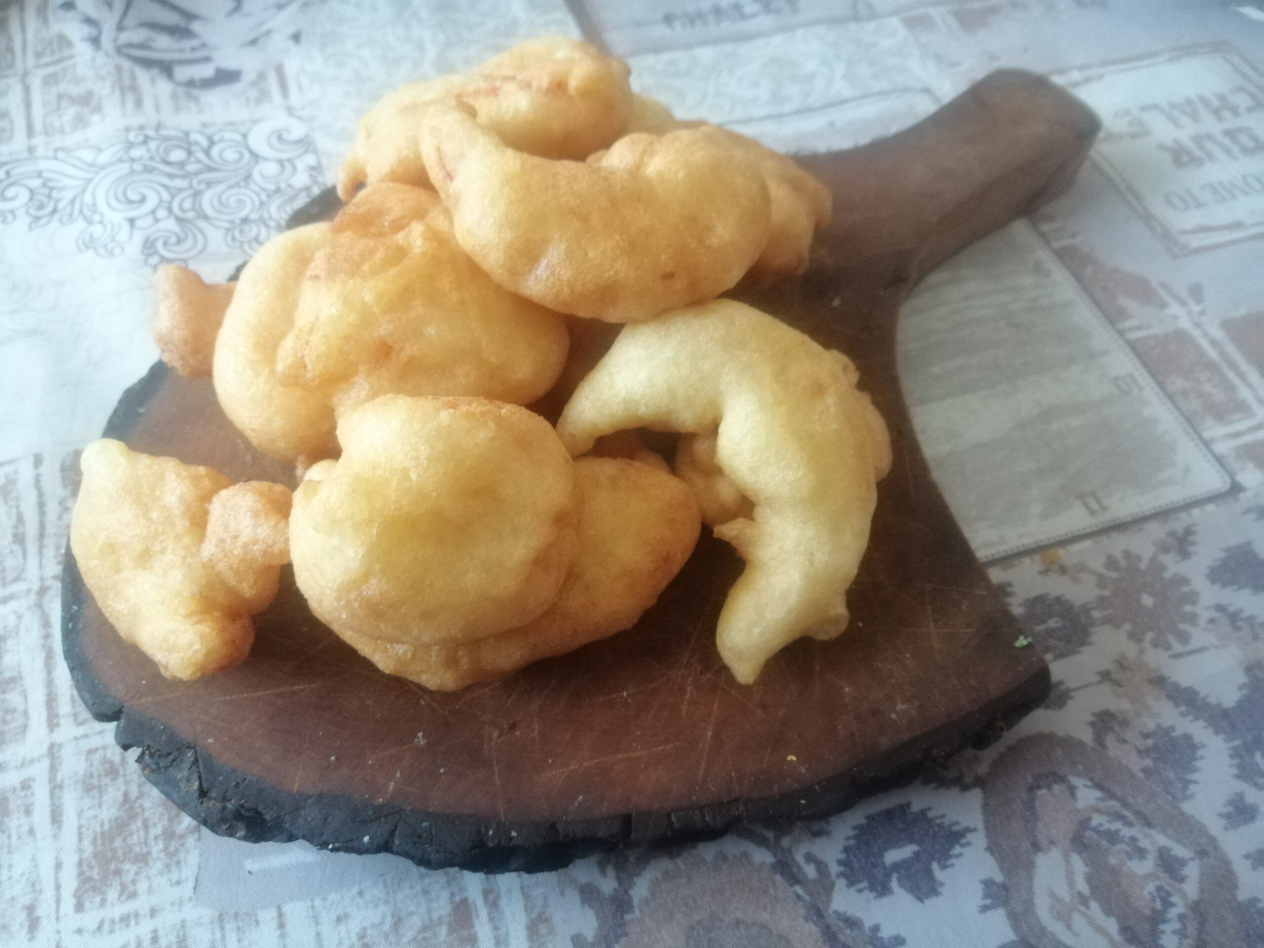 Gamberi in pastella