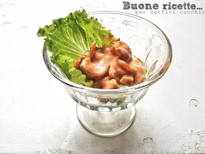 Gamberi in salsa rosa