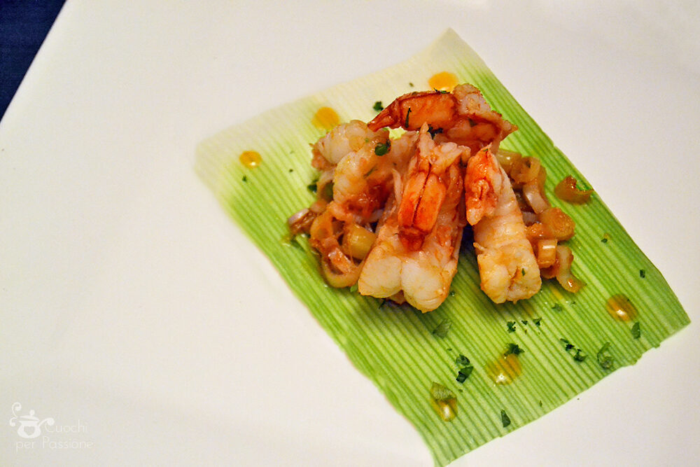 Gamberi thai al lemongrass