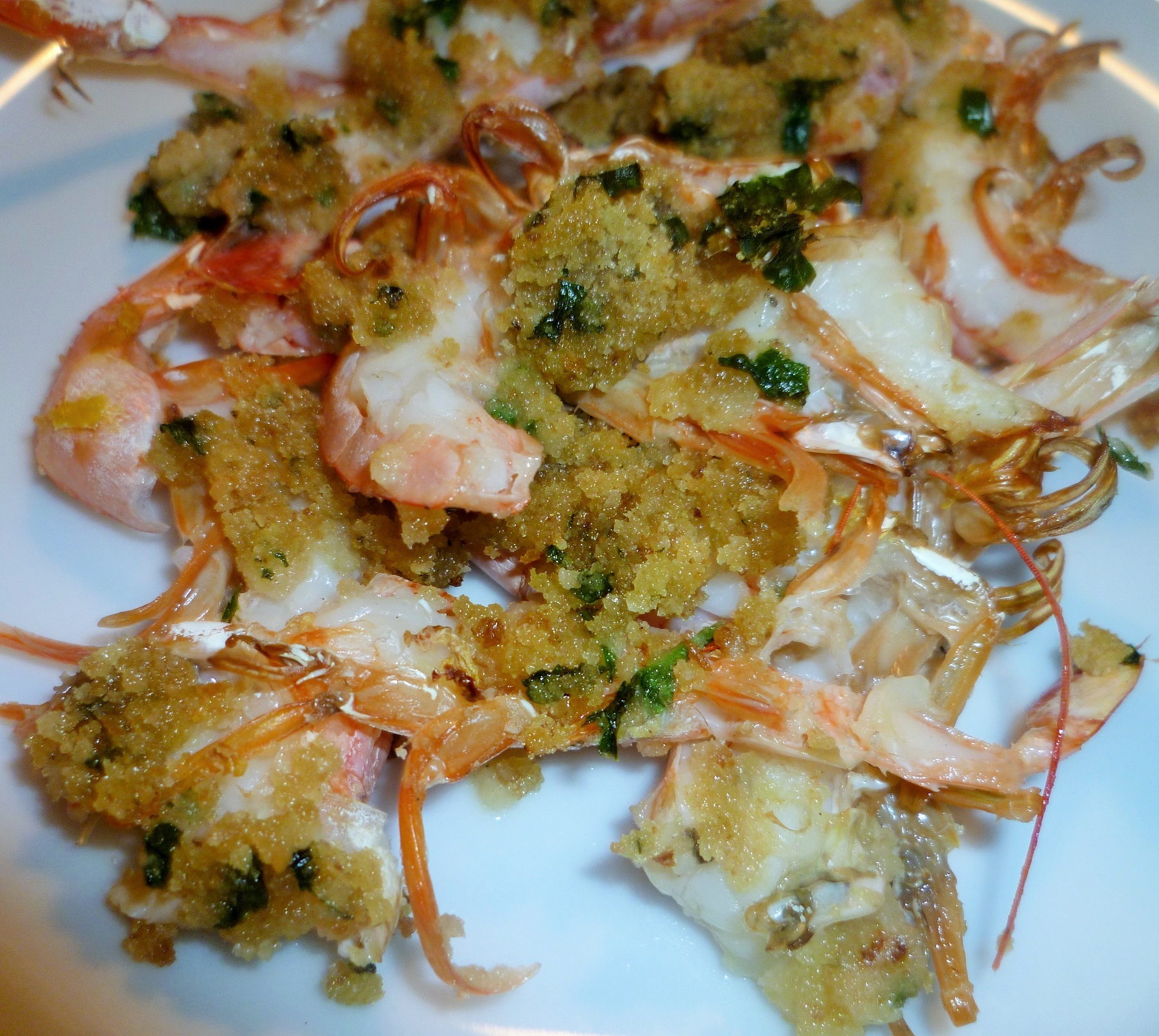 GAMBERONI GRATINATI
