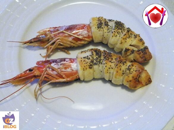 Gamberoni in crosta
