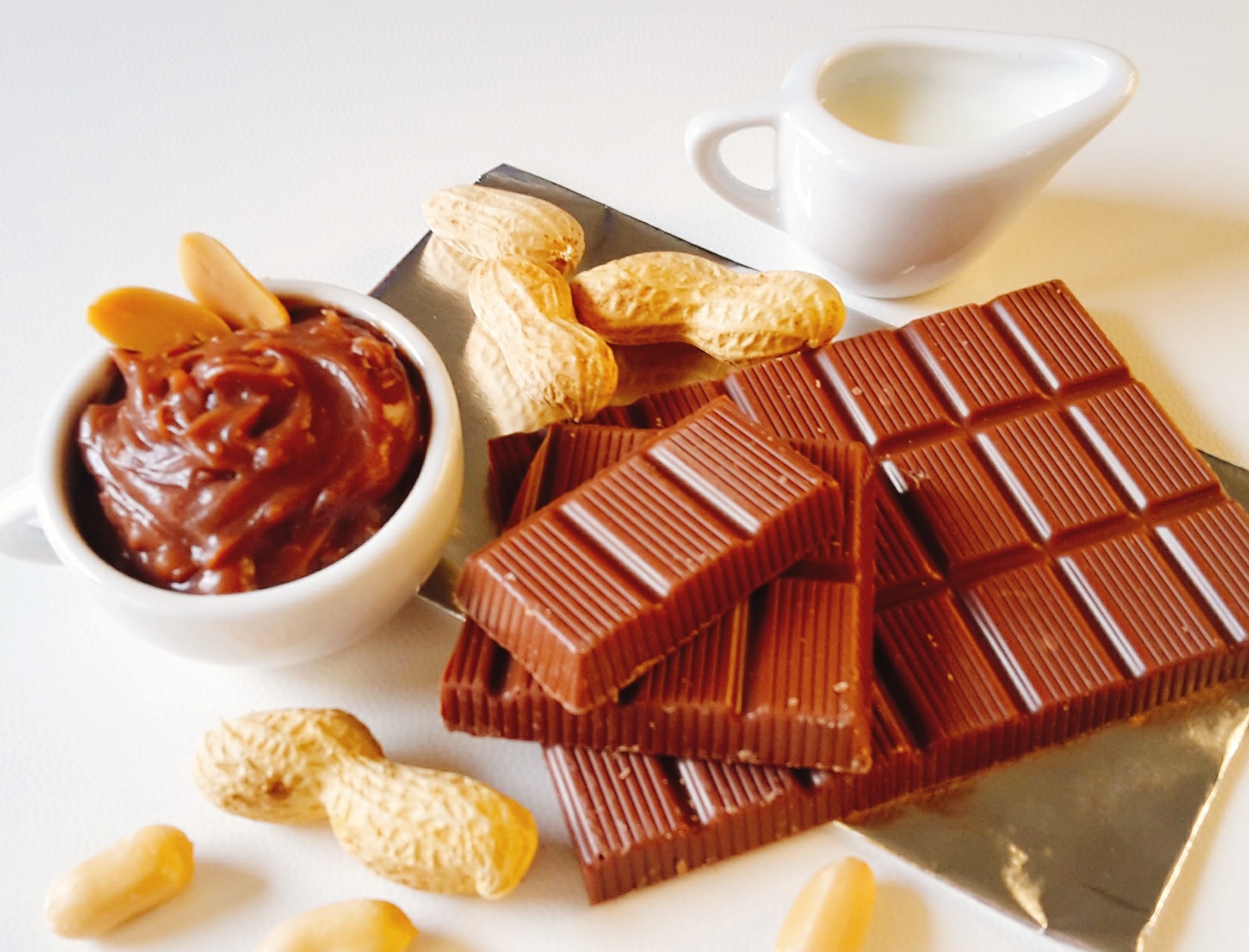 Ganache al burro di arachidi