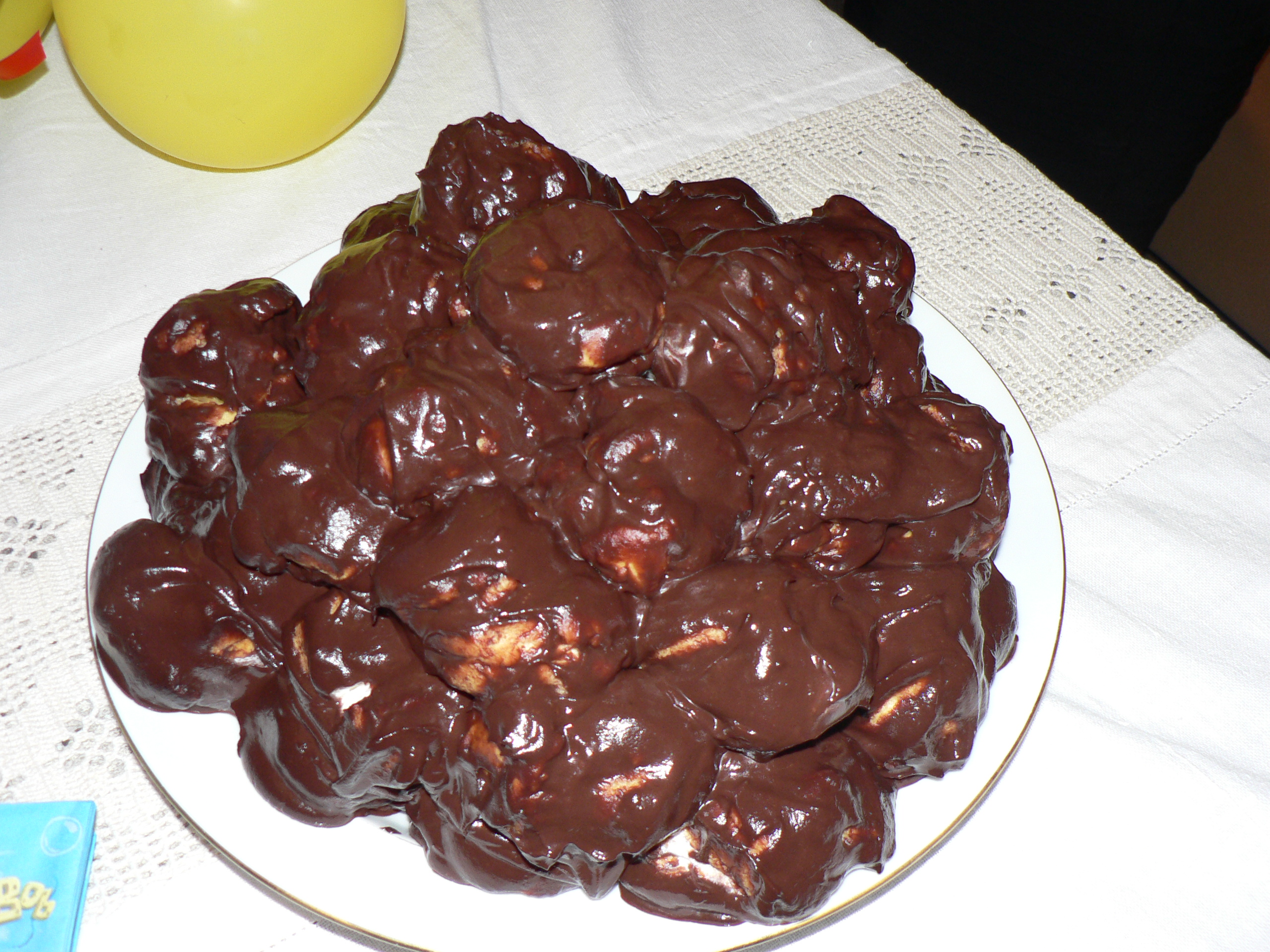 Ganache per profiteroles.