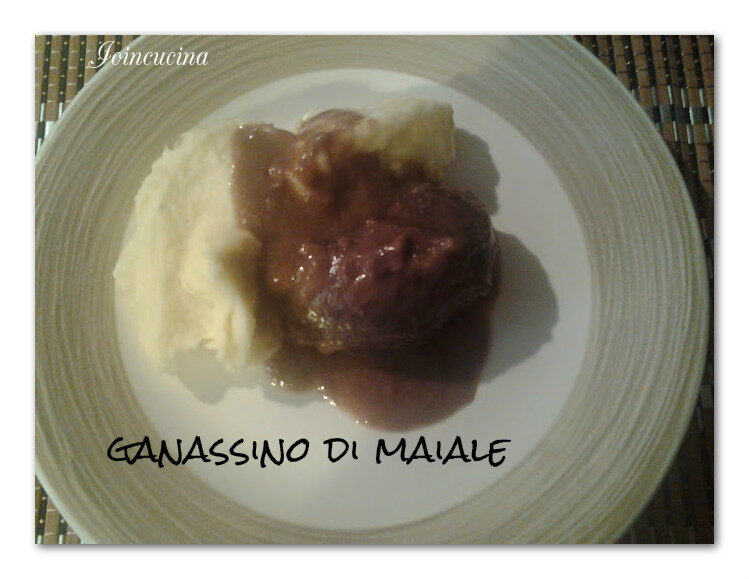 Ganassino di maiale con pur di patate