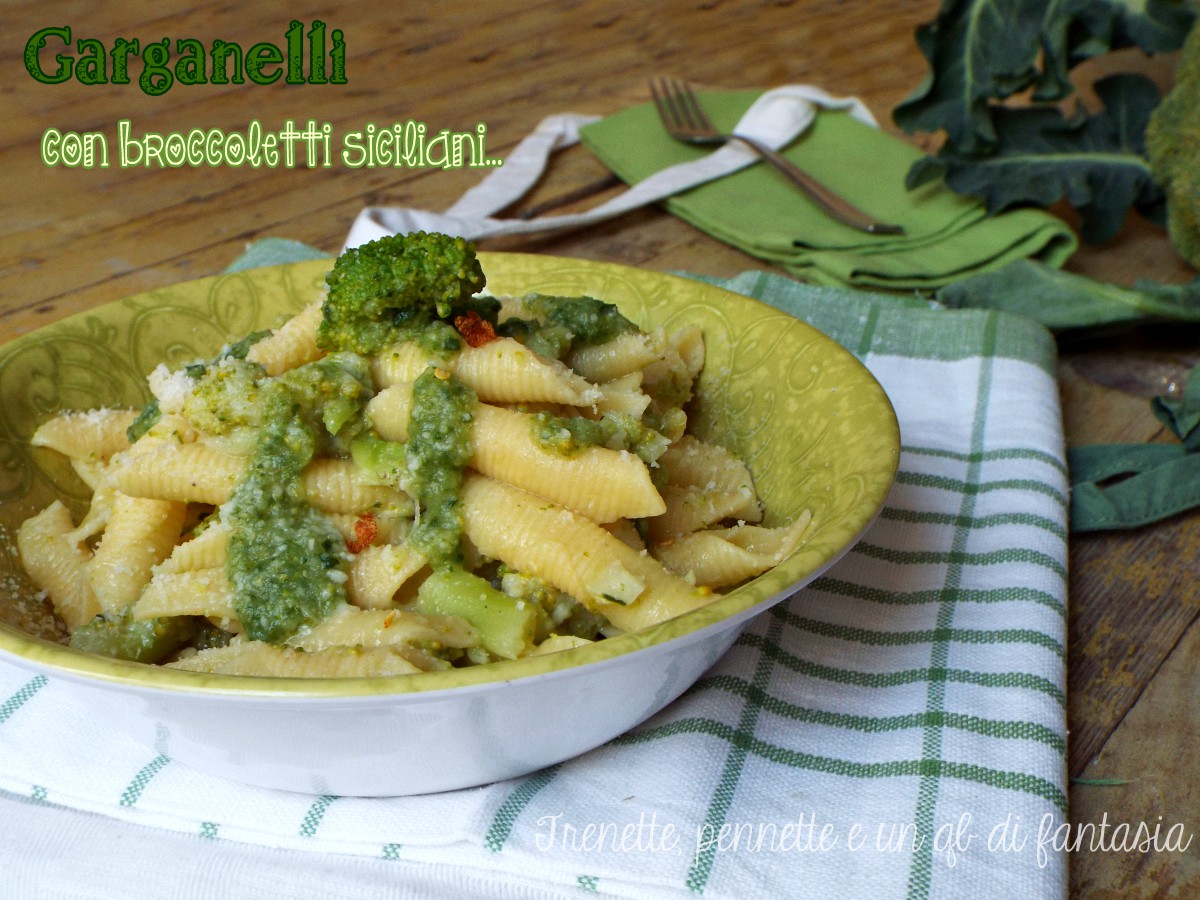 Garganelli con broccoli siciliani