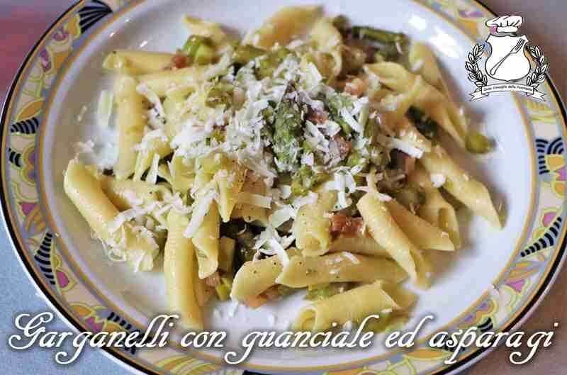 Garganelli con guanciale ed asparagi