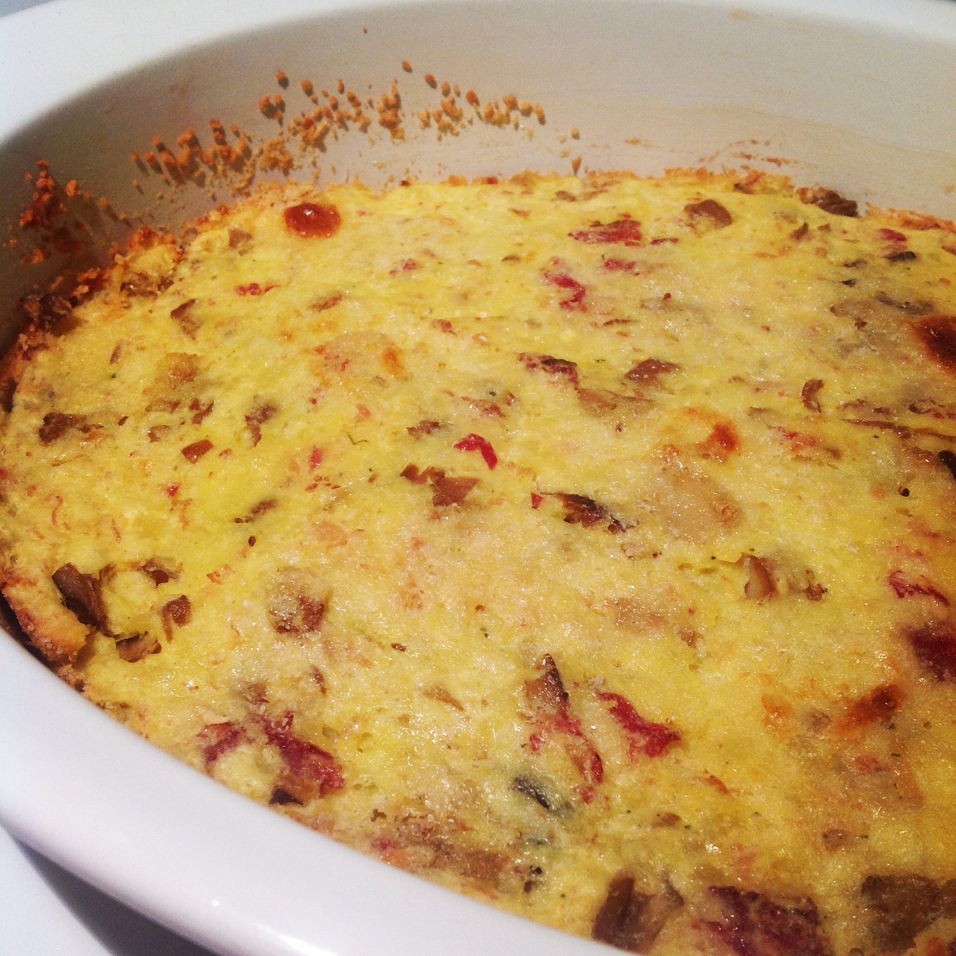 Gâteau di patate con bresaola e champignon