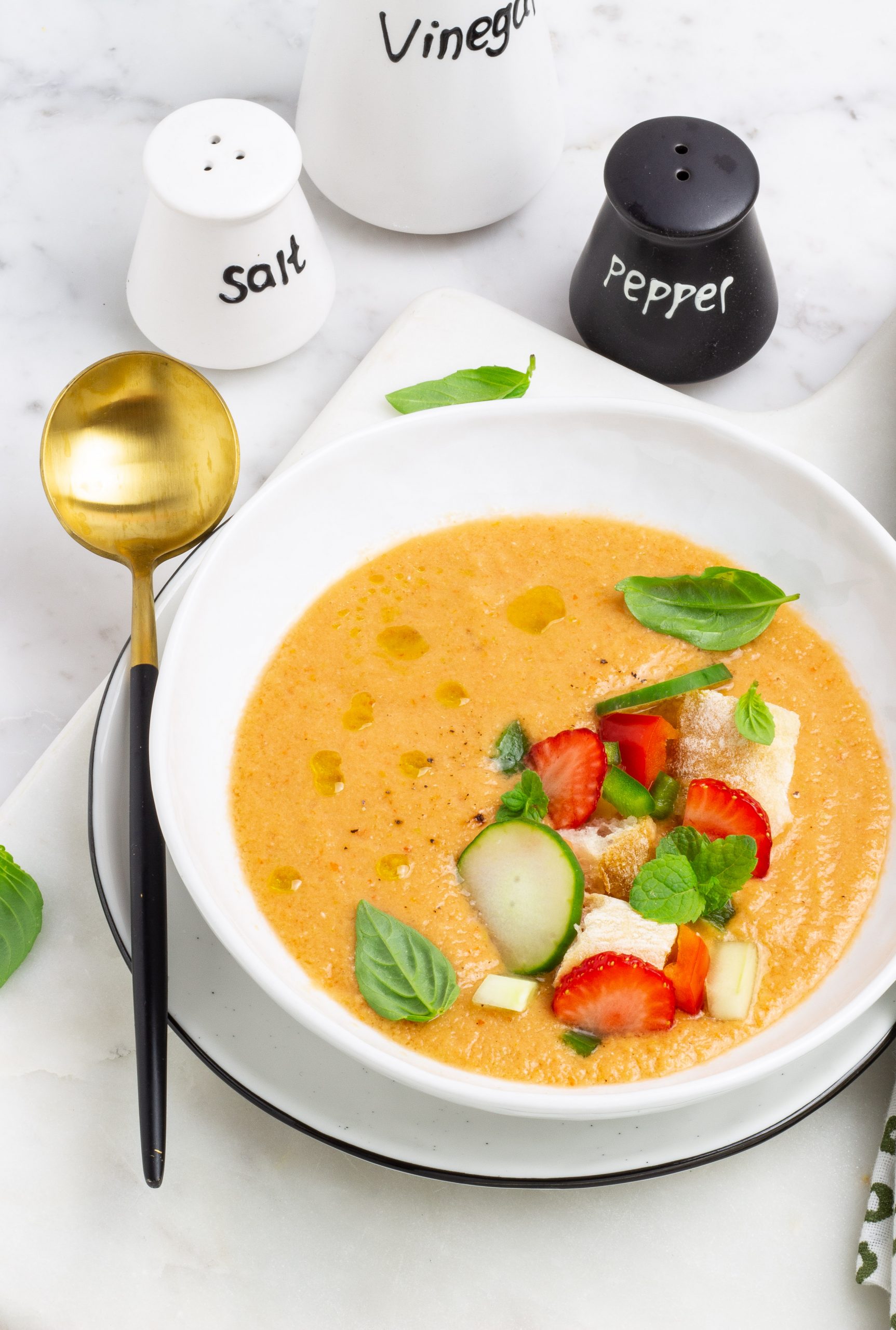 Gazpacho con le fragole