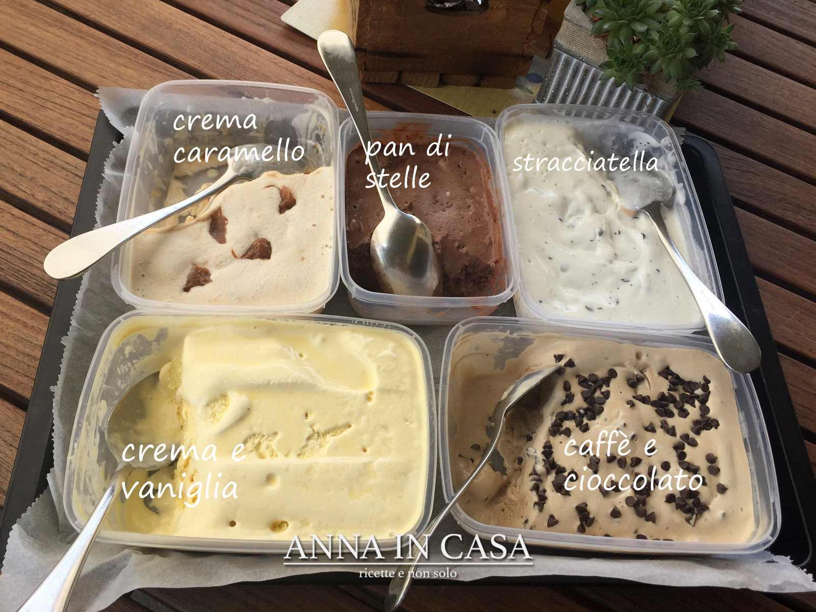 Gelati – 5 gusti facili e senza gelatiera