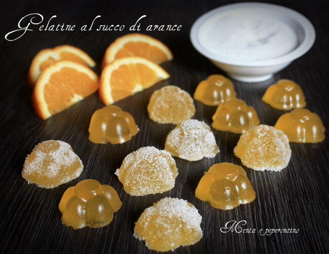 Gelatine al succo di arance